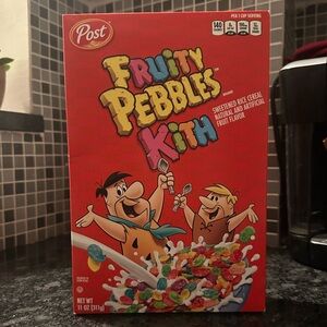 Limited Edition Kith Treats Fruity Pebbles Cereal Box